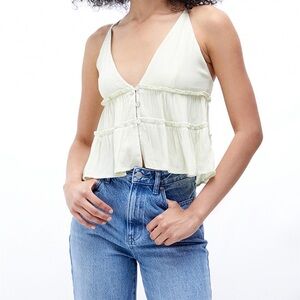LA Hearts 90’s Tiered Babydoll Top